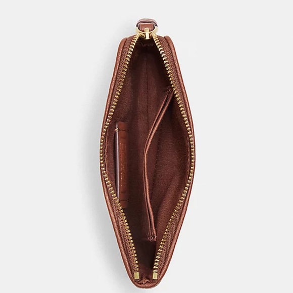 DISNEY X COACH CORNER ZIP WRISTLET IN SIGNATURE JACQUARD WITH MICKEY MOUSE PRINT - Picture 2 of 3